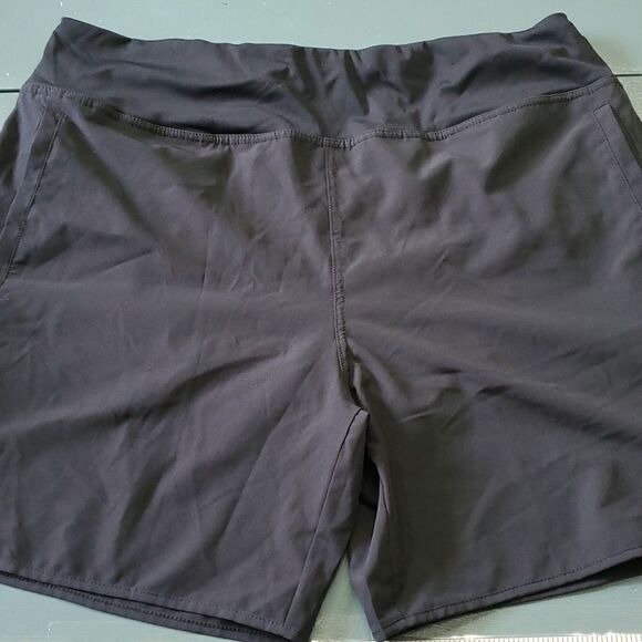SOOTHFEEL, WOMEN'S bathing suit shorts bottoms. Black size XXL with pockets. - Picture 1 of 8